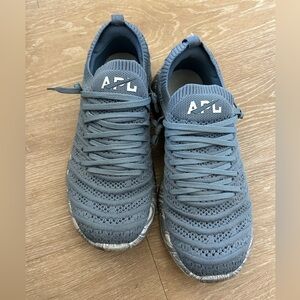 APL Gray Knit Sneakers